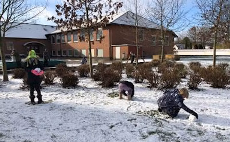 Så kom der lidt sne