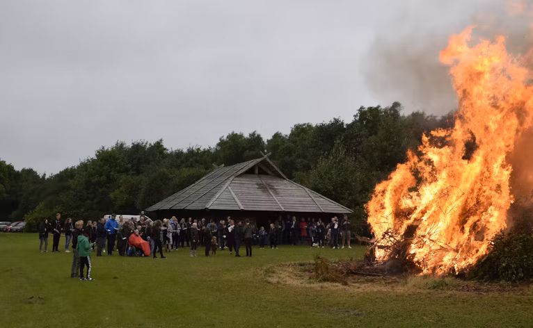 Sankt Hans bål i Skovlund 2018