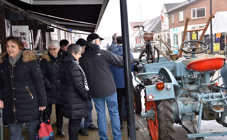 Stor interesse ved Nr. Nebel amok. Her en Trakfor fra Nr. Nebel Landbrugsmuseum