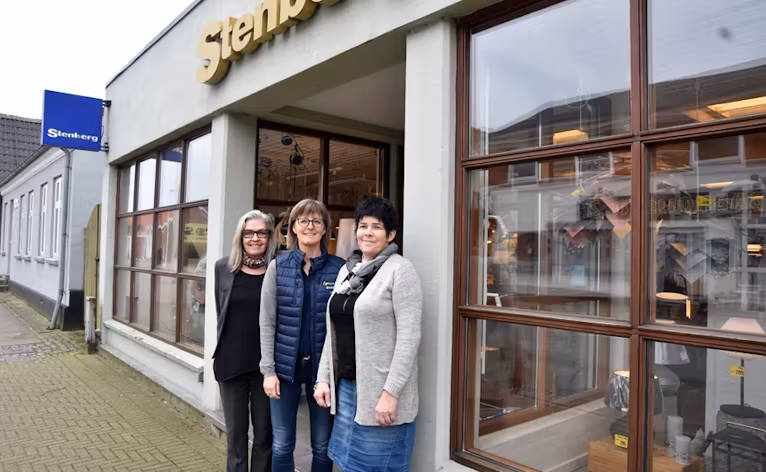 Kaja Stenberg, Lene Damgård og Åse Pedersen