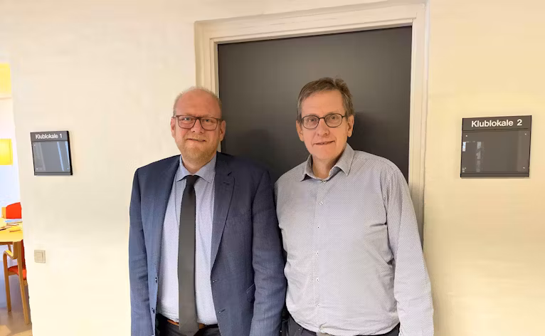 Borgmester Mads Sørensen og Kommunaldirektør Mogens Pedersen