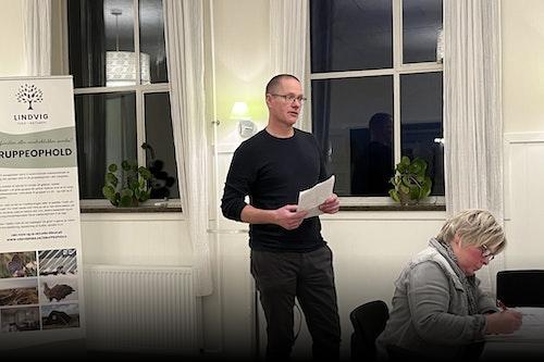 Formanden Lars Andersen aflagde beretning
