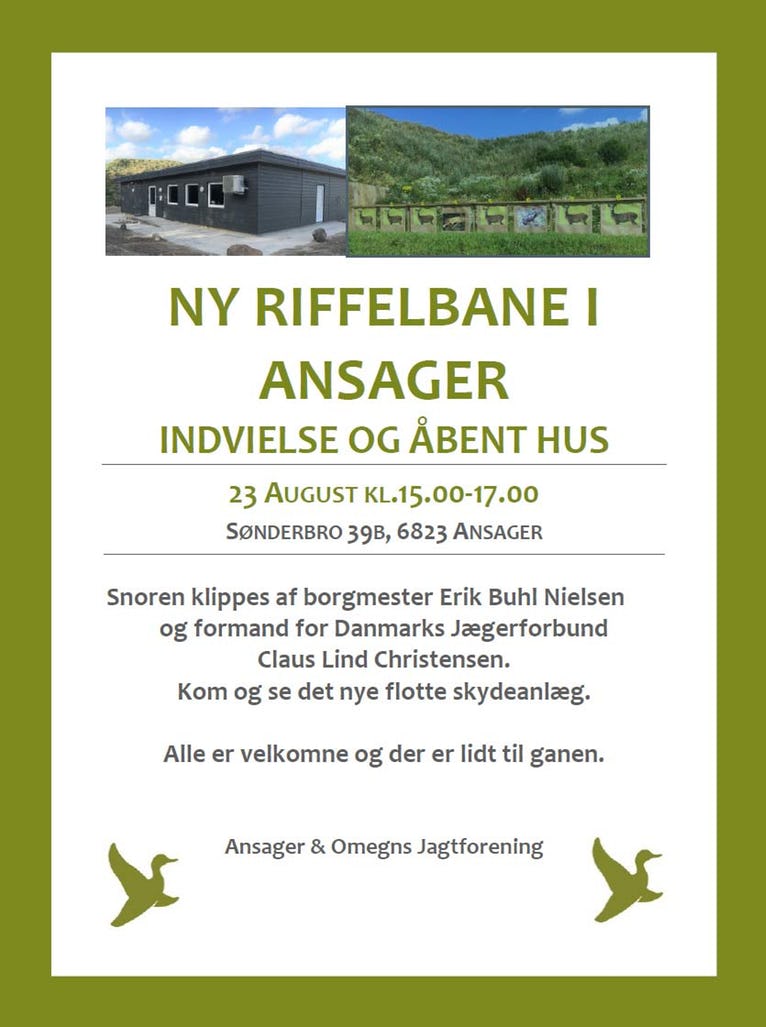 Riffelbanen i Ansager indvies fredag den 23. august kl. 15.00